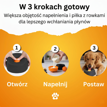 Antystresowa miska do lizania dla psa