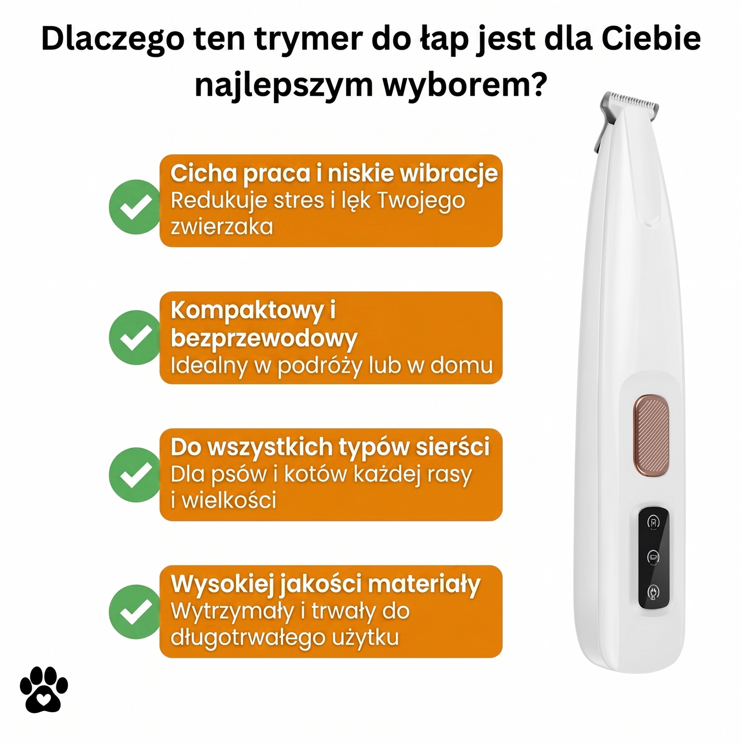 Trymer do sierści