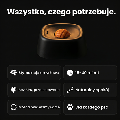 Antystresowa miska do lizania dla psa